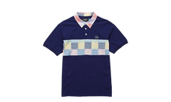 South Hampton Seersucker Patchwork Polo Shirt "Navy" 1542K3855 NVY