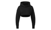 Cardi B Crop Hoodie WMNS "Black" H48407