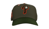 59FIFTY Philadelphia Phillies 1996 All Star Game Fitted Hat "Olive / Orange" NE349