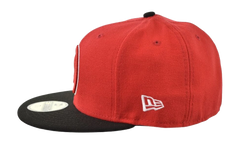 59FIFTY NBA Atlanta Hawks 2-Tone Fitted Hat "Red / Black" 70343705