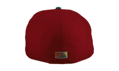 59FIFTY Montreal Expos Olympic Stadium Fitted Hat "Two-Tone Maroon" NE171