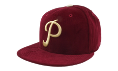 MLB Team Cord Fitted Phillies 1950 Cap "Cardinal" 6HSF1838 PPH50PPPCARD