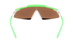 Marquee Sunglasses "Strike Green White / Bronze Brown Mirror" FN0302 398