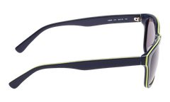 Rectangle Sunglasses "Blue/Yellow" L683S-414