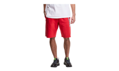C-Life 10" Reverse Weave Cutoff 3-D Logo Shorts "Red" 89597 586528 040