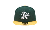 59Fifty MLB Oakland Athletics Comic Cloud Fitted Hat "Green" 60243842