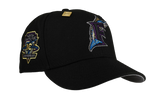 59FIFTY Florida Marlins 10th Anniversary Fitted Hat "Black / Aqua" NE112