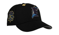 59FIFTY Florida Marlins 10th Anniversary Fitted Hat "Black / Aqua" NE112