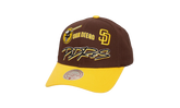 MLB Eldy Script Pro Snapback Cap "San Diego Padres - Brown" HP10165 SDPBROW