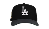9FIFTY Los Angeles Dodgers 40th A Frame Snapback Hat "Black / Graphite" NE145