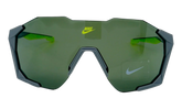 Charged Shield Sunglasses "Matte Smoke Grey / Green" IB3518X 084