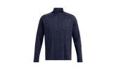 Long Sleeve Tech Textured 1/2 Zip High Neck "Midnight Navy / Black" 1382797 410