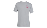 Freedom Left Chest Live T-Shirt "Steel Medium Heather / Red" 1330059 035