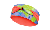 BANDANA PRINTED HEAD TIE REVERSIBLE "Purple Pulse / Bright Mango / White" N.000.2750.937