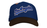 59FIFTY Los Angeles Dodgers 50th Season Fitted Hat "Metallic Blue / Walnut" 123451299686