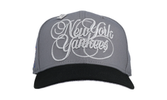 59FIFTY New York Yankees 1980 All Star Game Cursive Script Fitted Hat "Grey" NE237