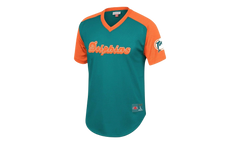 NFL Final Seconds Mesh V-Neck Shirt "Miami Dolphins - Teal" FA87OP MDO T K9E