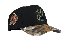 9FIFTY New York Yankees 1999 World Series A Frame Snapback Hat "Black / Real Tree" NE252