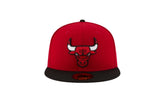 59Fifty NBA Chicago Bulls 2-Tone Fitted Hat "Red" 70343697