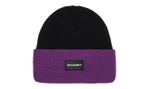 TC Stretch Logo Beanie "Blackout / Ultra Purple" FOS900936 9EB