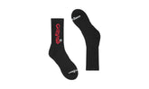 New Age Logo Socks "Black / Red" JUSC1TO5