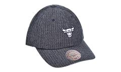 Denim Slouch Strapback Hat "Chicago Bulls Reverse - Grey" QA32Z 5BULLS