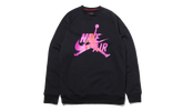 Air Jordan Jumpman Classics Crewneck Sweatshirt "Black / Vivid Purple / Orange" BV6006 011