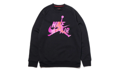 Air Jordan Jumpman Classics Crewneck Sweatshirt "Black / Vivid Purple / Orange" BV6006 011