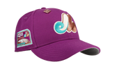59FIFTY Montreal Expos Olympic Stadium Fitted Hat "Purple Metallic" NE437