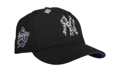 59FIFTY New York Yankees 1998 World Series Fitted Hat "Black / Purple / Safari" NE240