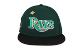 59FIFTY Tampa Bay Rays Refresher Collection 2008 World Series Fitted Hat "Dark Green" 123451291850