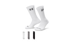 Essentials Crew Socks (3 Pairs) "Black/Grey/White" DA5718 911