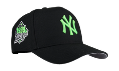 9FIFTY New York Yankees 1999 World Series A Frame Snapback Hat "Slime Green" NE263
