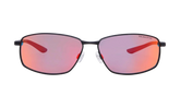 PIVOT SIX M SUNGLASSES "BLACK / DARK GREY / GREY / RED MIRROR" DQ0927 011