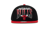 NBA Rise Up Snapback Cap "Chicago Bulls - Black" HS8507 CBUBLCK