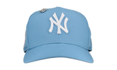 59FIFTY New York Yankees 1962 World Series Fitted Hat "Sky Blue / Pink / Metallic" 123451300845