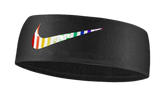 LOGO PRINTED FURY HEADBAND "Black / Pimento / Turf Orange" N.100.2054.018