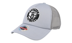 NBA Keep On Truckin Trucker Cap "Brooklyn Nets - Grey" 6HSSSH21352 BNEGREY