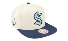 NHL Vintage Off-White Snapback Cap "Seattle Kraken - Off White" 6HSSSH22085 SKROFWH