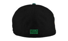 59FIFTY New York Yankees 1999 WS Fitted Hat "Metallic Script - Black / Green / Gold" 123451298979