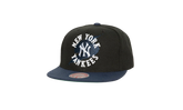 MLB Cooperstown Circle Splash Snapback Cap "New York Yankees - Black" HHSS7224 NYYYYPPPBLCK