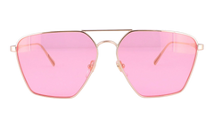 Rectangle Sunglasses "Shiny Gold" MCM130S-726