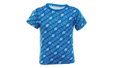 Trefoil Monogram Tee TD "Blue" DN8158