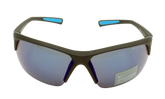 Skylon Ace Sunglasses "Matte Black / Blue Tint / Grey Silver Flash" EV0525 045