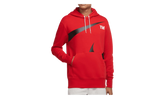 Sportswear Swoosh Semi Brushed Back Hoodie "Gym Red / Black" DD6011 657
