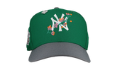 59FIFTY New York Yankees 1998 World Series Fitted Hat "Green / Floral" NE245