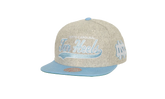 NCAA Tailsweep 2.0 Melton Snapback Cap "North Carolina Tar Heels - Grey" HHSS7437 UNCYYPPPGREY