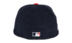 59FIFTY Jackie Robinson Act Accordingly Collection Ebbets Field Patch Fitted Hat "Navy / Red" NE135