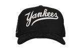 9FIFTY New York Yankees A Frame Snapback Hat "Chainstitch - Corduroy Black" 44531114442940
