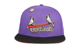 59FIFTY St. Louis Cardinals Busch Stadium Final Season Patch Fitted Hat "Tan / Teal" NE385